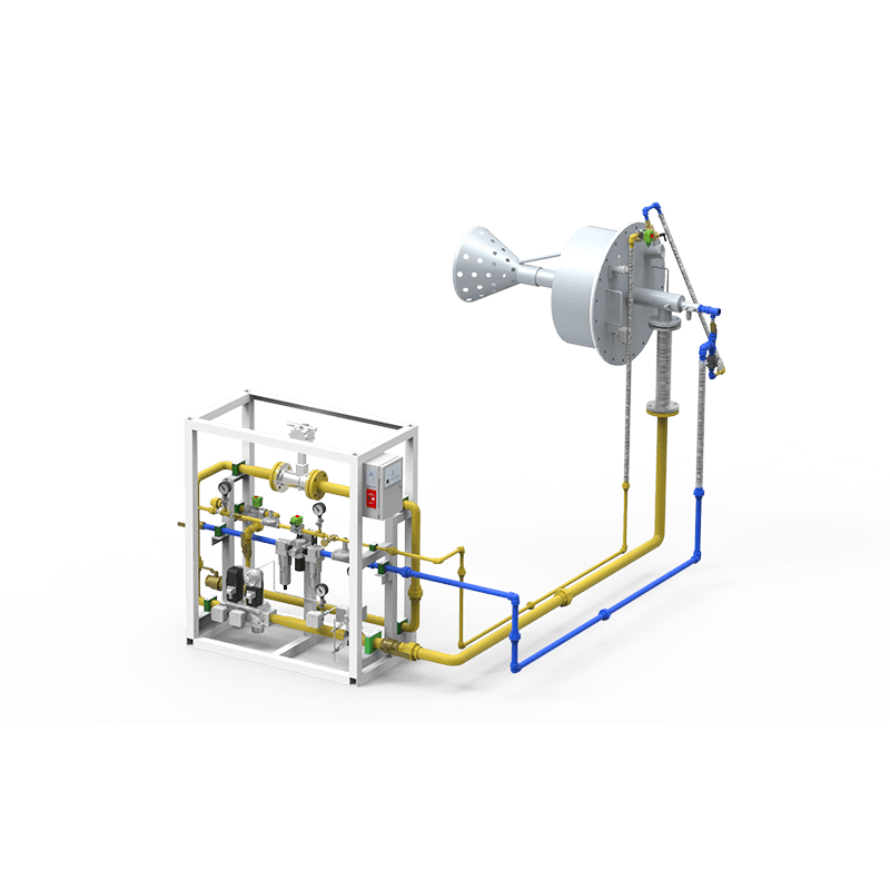 Flueflame Series Combustion System for Waste Gas Incineration Furnaces