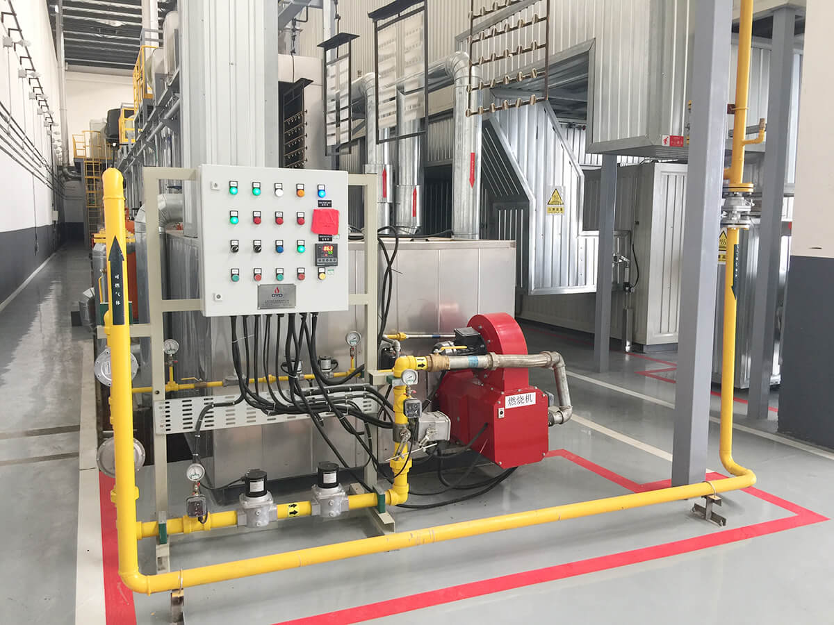 Solution of liquid tank heating