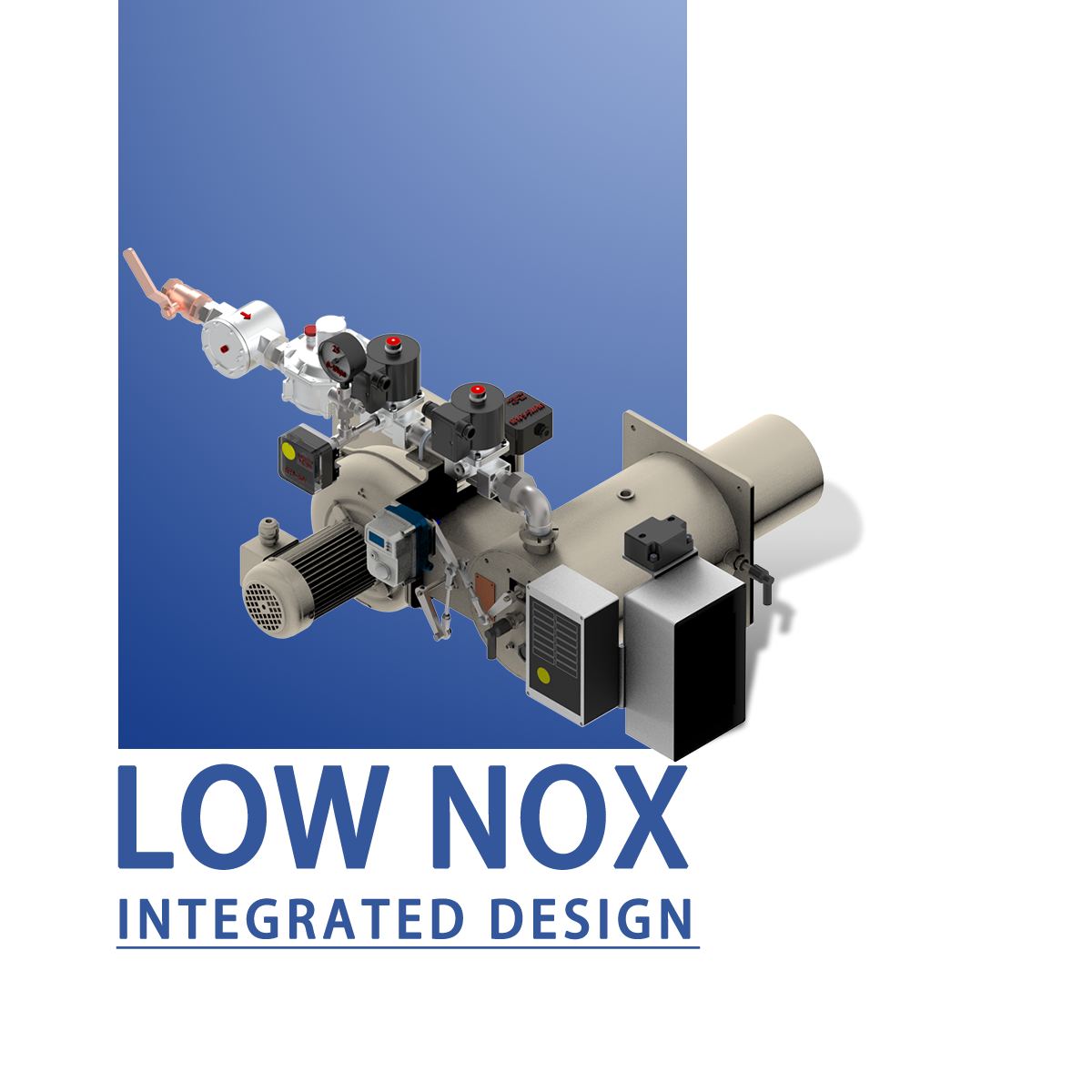 NECO Series Industrial Burner and Integrated Combustion System(Package Burner) for Air Heating and Drying Process