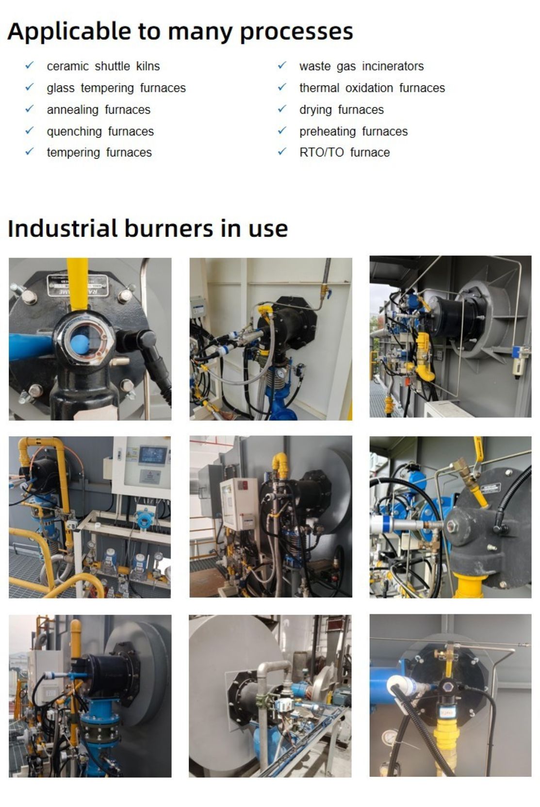 Tecflame Series Industrial Burner