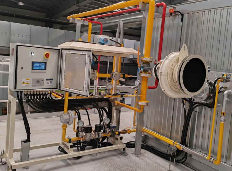 Industrial combustion system for painting ovens Industrial combustion system for painting ovens
